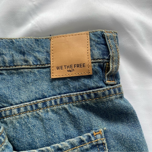 NWT FREE PEOPLE FLARE JEANS HIGH WAISTED MEDIUM WASH - Picture 2 of 6